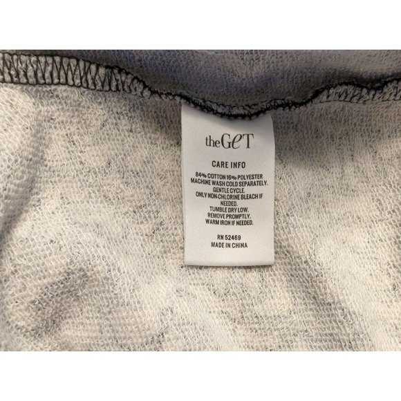 The GET long sleeve Black and Tan Sweatshirt Dress size XL - Picture 8 of 8